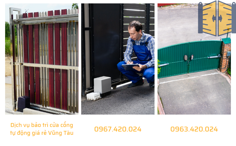 Dịch vụ bảo trì cửa cổng tự động giá rẻ Vũng Tàu 0963 420 024