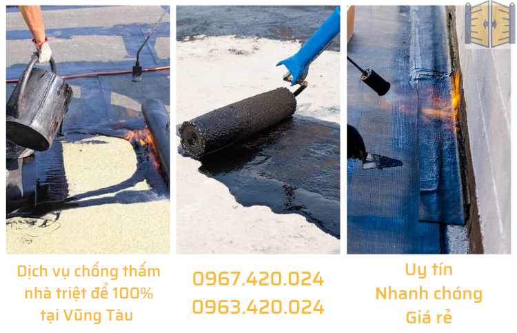 Dịch vụ chống thấm nhà triệt để 100% tại Vũng Tàu 0967 420 024
