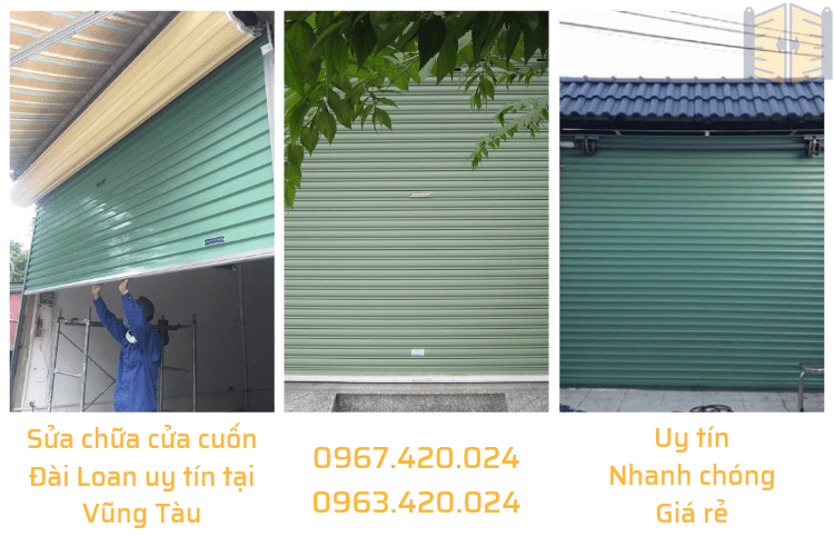 Sửa chữa cửa cuốn Đài Loan uy tín tại Vũng Tàu 0967 420 024
