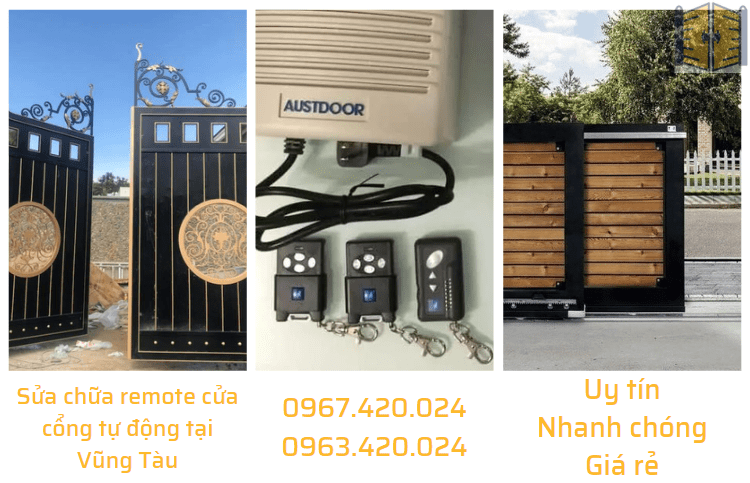 Sửa chữa remote cửa cổng tự động tại Vũng Tàu 0963 420 024