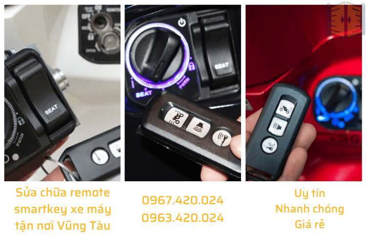 Sửa chữa remote smartkey xe máy tận nơi Vũng Tàu 0963 420 024