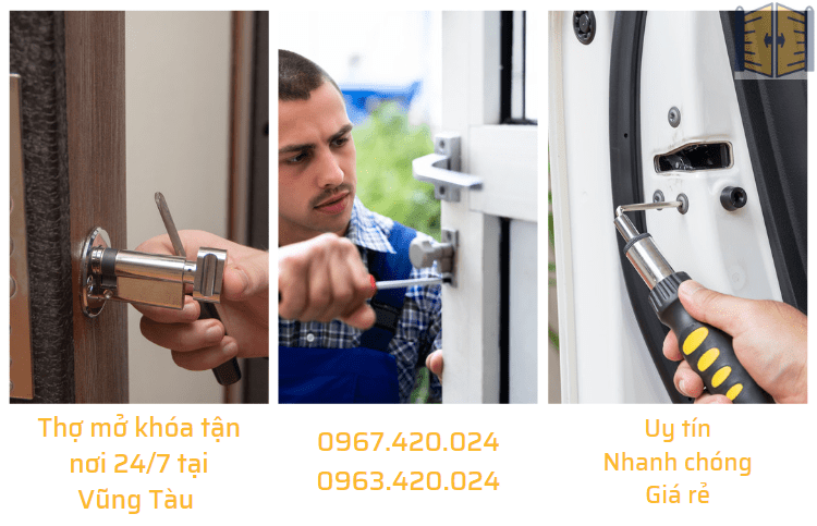 Thợ mở khóa tận nơi 247 tại Vũng Tàu