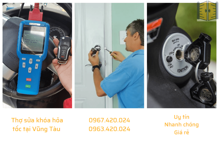 Thợ sửa khóa hỏa tốc tại Vũng Tàu - Gọi ngay 15' có mặt 0967 420 024
