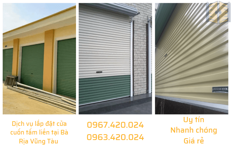 Dịch vụ lắp đặt cửa cuốn tấm liền tại Bà Rịa Vũng Tàu 0963 420 024