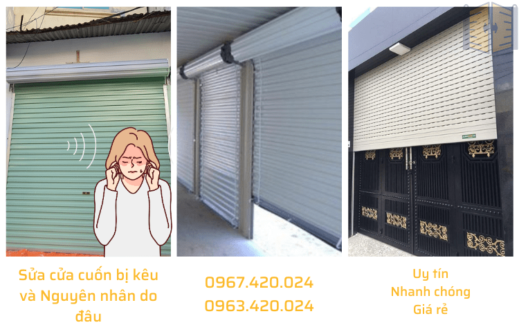 Sửa cửa cuốn bị kêu và Nguyên nhân do đâu - LH: 0963 420 024