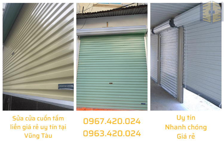 Sửa cửa cuốn tấm liền giá rẻ uy tín tại Vũng Tàu 0963 420 024