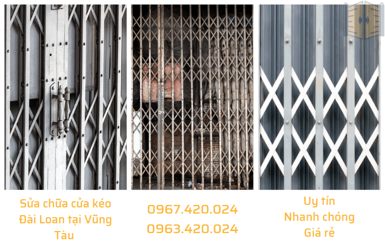 Sửa chữa cửa kéo Đài Loan tại Vũng Tàu 0967420024