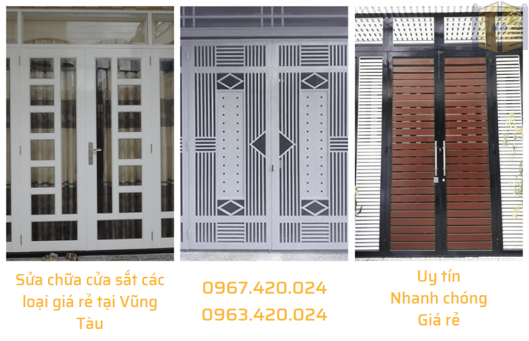 Sửa chữa cửa sắt các loại giá rẻ tại Vũng Tàu 0963420024
