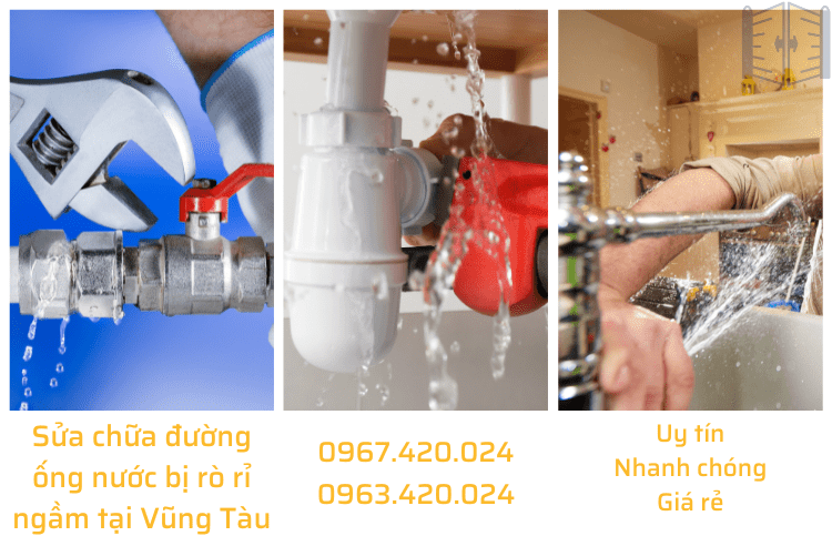 Sửa chữa đường ống nước bị rò rỉ ngầm tại Vũng Tàu 0963 420 024