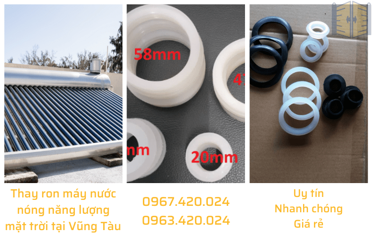 Thay ron máy nước nóng năng lượng mặt trời tại Vũng Tàu 0967 420 024