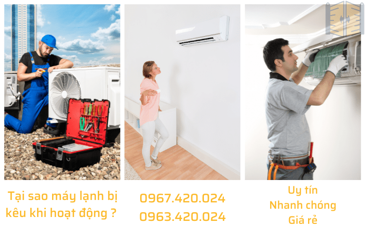 Tại sao máy lạnh bị kêu khi hoạt động ? - LH: 0963 420 024