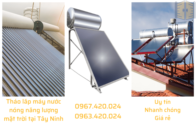 Tháo lắp máy nước nóng năng lượng mặt trời tại Tây Ninh 0967 420 024