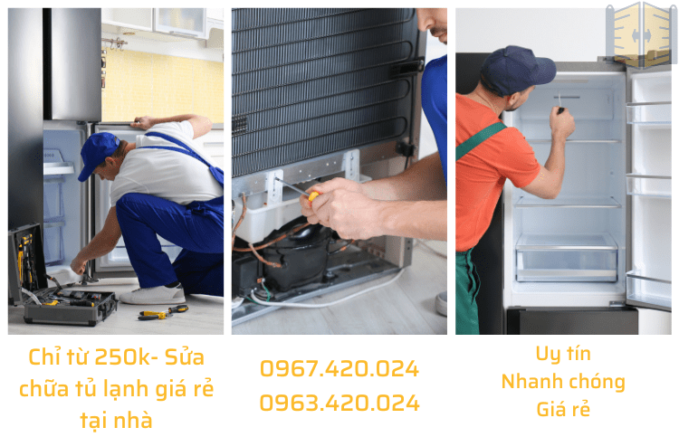 Chỉ từ 250k-Sửa chữa tủ lạnh giá rẻ tại nhà 0967 420 024
