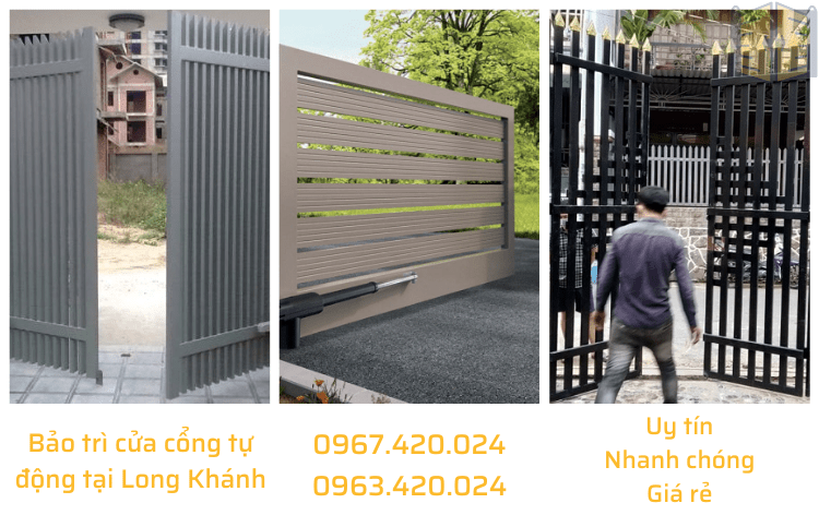 Bảo trì cửa cổng tự động tại Long Khánh 0963 420 024