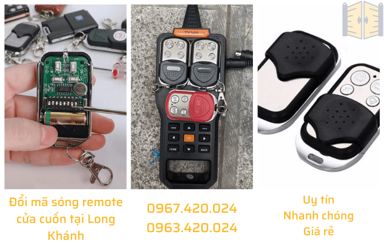 Đổi mã sóng remote cửa cuốn tại Long Khánh 0963 420 024
