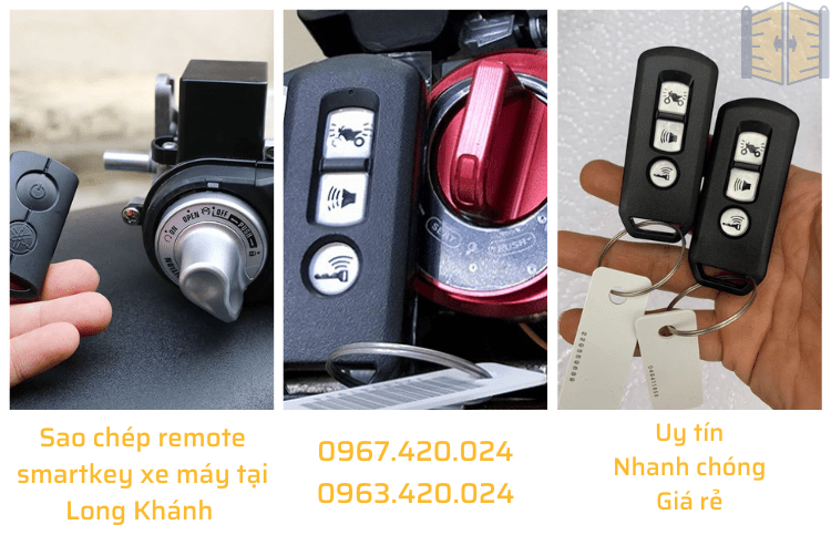 Làm thêm smartkey xe máy tại nhà Long Khánh 0967 420 024