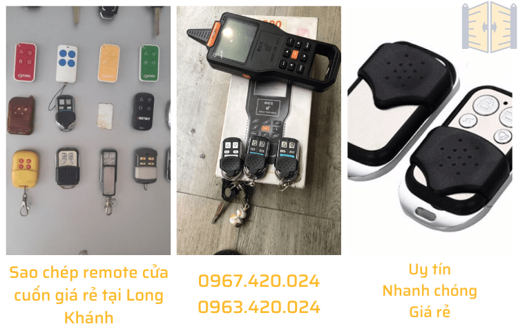 Sao chép remote cửa cuốn giá rẻ tại Long Khánh 0967 420 024