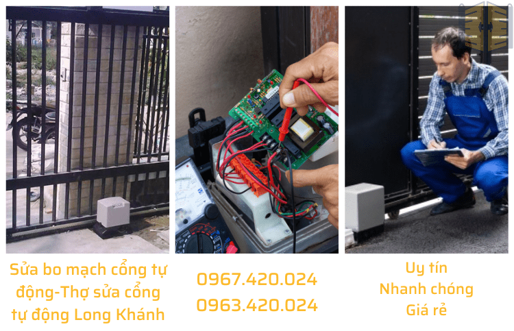 Sửa bo mạch cổng tự động-Thợ sửa cổng tự động Long Khánh 0963 420 024