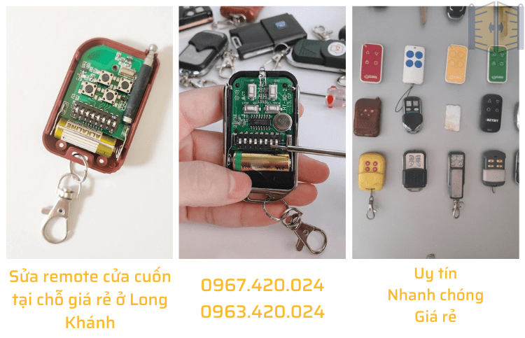 Sửa remote cửa cuốn tại chỗ giá rẻ ở Long Khánh 0963 420 024
