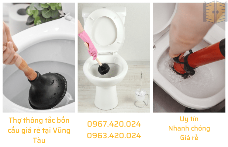 Thợ thông tắc bồn cầu giá rẻ tại Vũng Tàu 0963 420 024