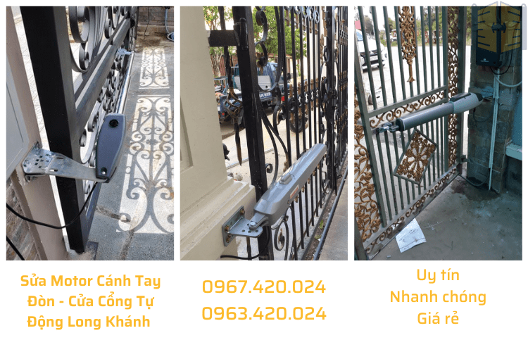 Sửa Motor Cánh Tay Đòn - Cửa Cổng Tự Động Long Khánh 0963 420 024