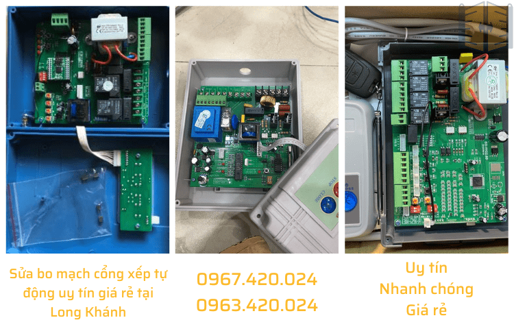 Sửa bo mạch cổng xếp tự động uy tín giá rẻ tại Long Khánh 0963 420 024