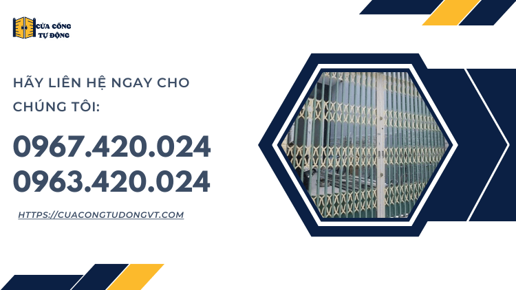 Sửa chữa & Lắp đặt cửa xếp sắt tại Long Điền 0967 420 024
