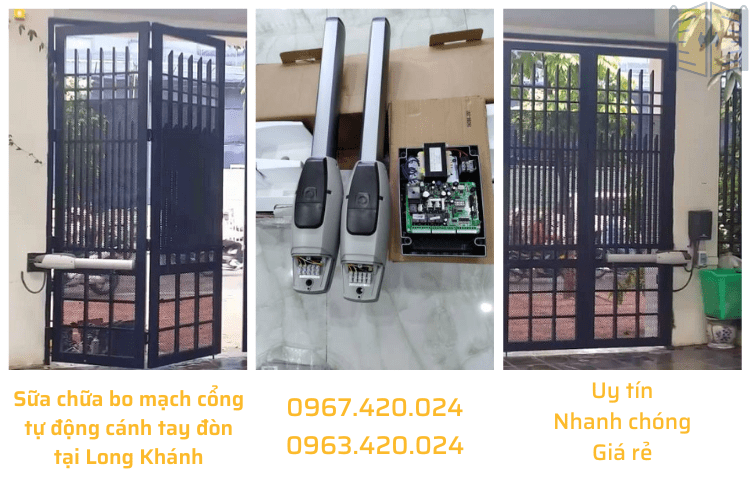 Sữa chữa bo mạch cổng tự động cánh tay đòn tại Long Khánh 0963 420 024
