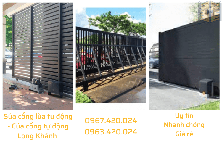 Sửa cổng lùa tự động - Cửa cổng tự động Long Khánh 0967 420 024