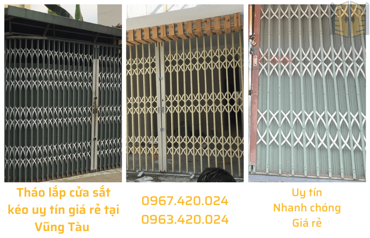 Tháo lắp cửa sắt kéo uy tín giá rẻ tại Vũng Tàu 0967 420 024